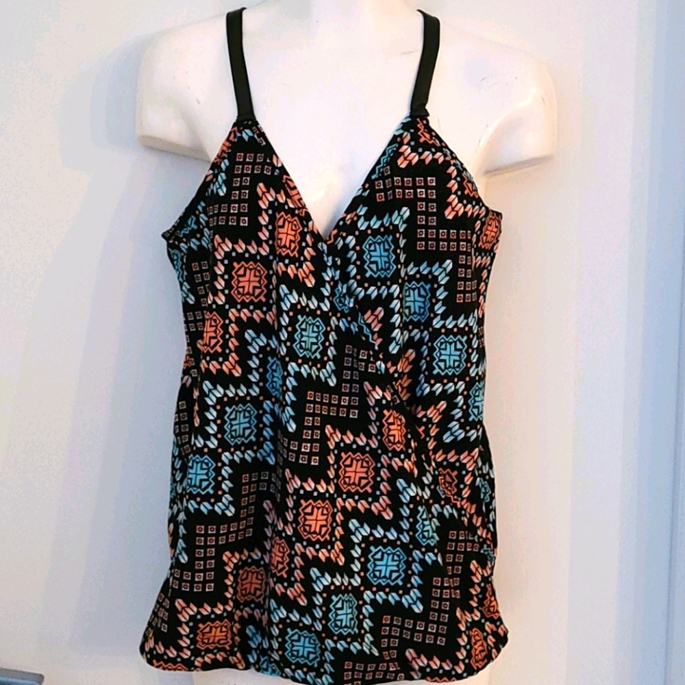 3 for $20 - Aztec Summer Top with Faux Leather Straps